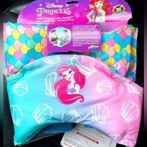 Ariel the little mermaid puddle jumper swim vest trainer lifevest pool safety